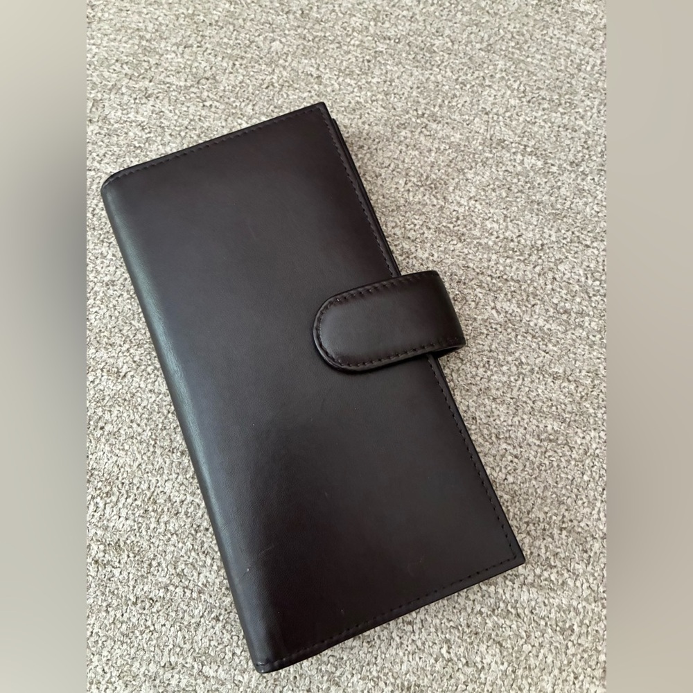 Leather credit card case